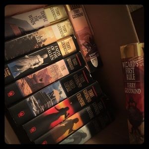 Lot-Hardback Novels by Terry Goodkind Autograph